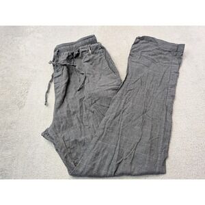 Polo Ralph Lauren Men's Medium Sleepwear Pajama Pants Gray Plaid Drawstring